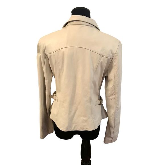 𝅺vintage GUESS 80’s Leather Jacket Rare Find - Picture 4 of 10